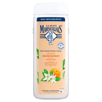 Кремовый гель для душа апельсиновый цвет органический, 400 мл Le Petit Marseillais Bio