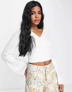 Кремовый кардиган-кимоно Miss Selfridge