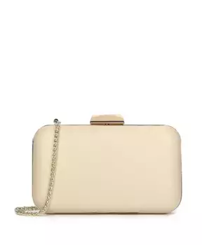 Кремовый клатч Kazar, бежевый