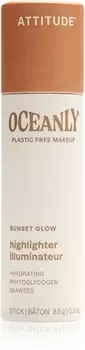 Кремовый маркер Attitude Oceanly Plastic Free Makeup, Sunset Glow 8,5 g