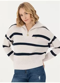 Кремовый свитер Comfort fit U.S. Polo Assn.