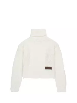 Кремовый свитер для девочки Dsquared