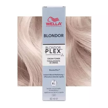 Кремовый тоник Wella Professionals BlondorPlex бледно-серебристый