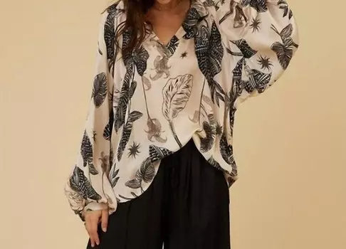 Кремовый топ Ibiza Scandal Italy