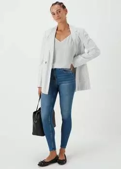 Кремовый топ на бретельках с двойными бретелями Papaya, бежевый