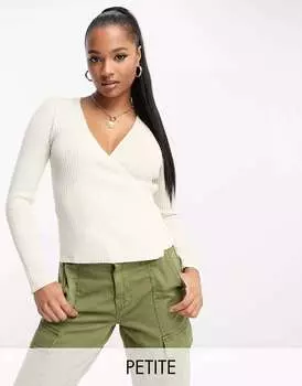 Кремовый топ с запахом Vero Moda