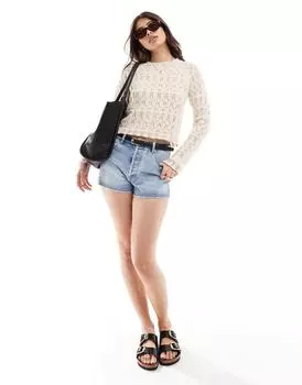 Кремовый топ Vero Moda крючком