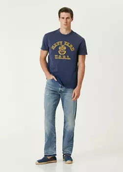 Кремовый жакет современного кроя с узором «елочка» Polo Ralph Lauren, черный