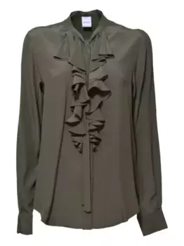 Крепдешиновая блузка ASPESI, серый