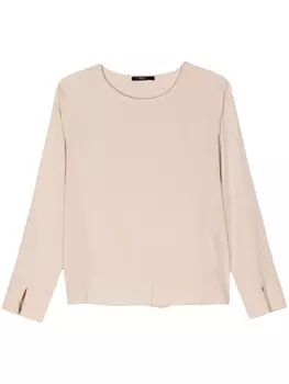 Крепдешиновая блузка Seventy, нейтральный цвет