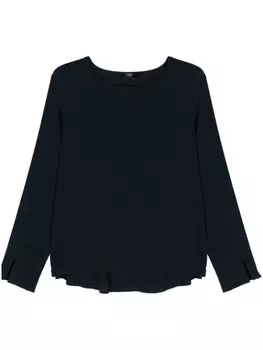 Крепдешиновая блузка Seventy, синий