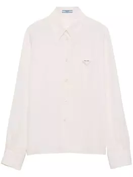 Крепдешиновая рубашка Prada