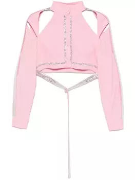 Крепдешиновый жакет Giovanni Bedin, розовый