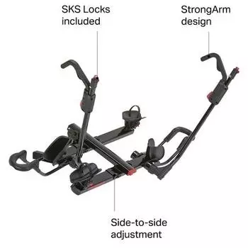 Крепление для велосипеда HoldUp — 2 дюйма Yakima, черный/красный