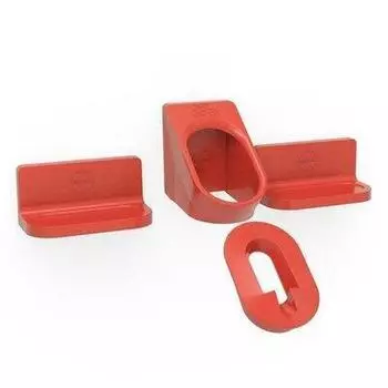 Крепление для велосипеда Superhero - красный SELECTION P2R, красный / красный / красный