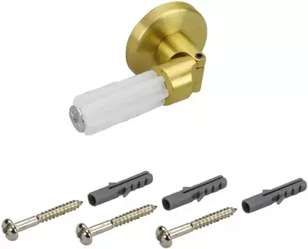 Крепление Liedeco, (1 шт.), для карнизов 16 мм 1,6 см, цвет goldfarben/matt