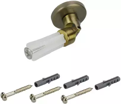 Крепление Liedeco, (1 шт.), для карнизов 16 мм 1,6 см, цвет messingfarben/antik