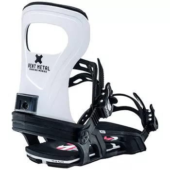 Крепления для сноуборда Bent Metal Bolt, белый