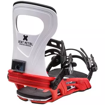 Крепления для сноуборда Bent Metal Bolt, белый