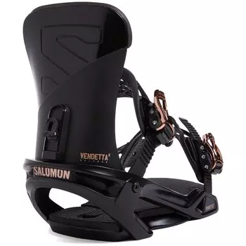 Крепления для сноуборда Salomon Vendetta X — женские, 2023, черный