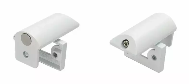 Крепления-зажимы Liedeco (комплект, 2 шт.) для жалюзи-плиссе Klemmfix и жалюзи Klemmfix 2х4 см, белый