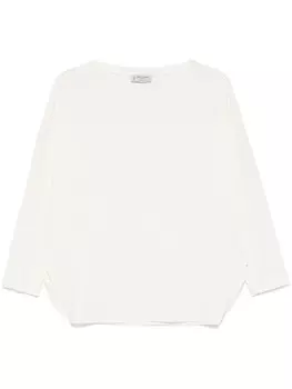 Креповая блузка Alberto Biani, белый