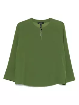 Креповая блузка MARCCAIN, зеленый