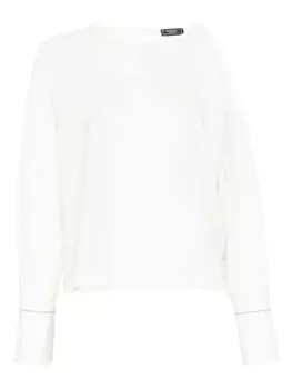 Креповая блузка Peserico, белый