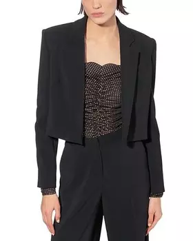 Креповая куртка Elianne Spencer PINKO, цвет Black