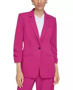 Креповая куртка Petite Scuba со сборками на рукавах Calvin Klein, розовый
