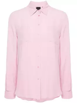 Креповая рубашка PINKO, розовый