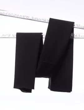 Креповая шаль черная Kayra