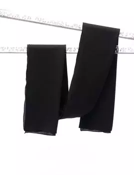 Креповая шаль Kobe, черная Kayra