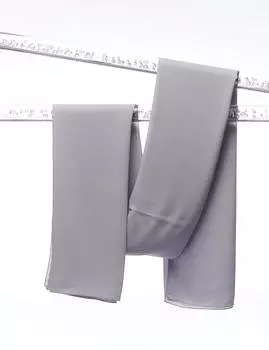 Креповая шаль Серая Kayra