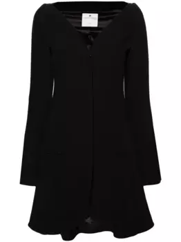 Креповое пальто Ellipse Heritage Courrges, черный