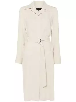 Креповое платье миди Barbara Bui, нейтральный цвет