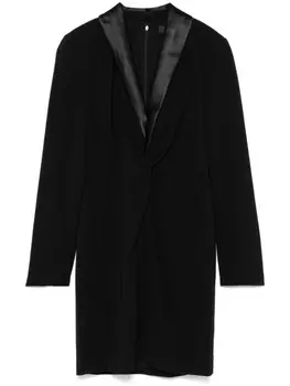 Креповое платье мини Lauren Ralph Lauren, черный