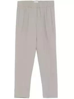 Креповые брюки Brunello Cucinelli, серый