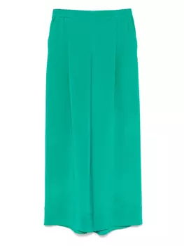 Креповые брюки Carine Gilson, зеленый