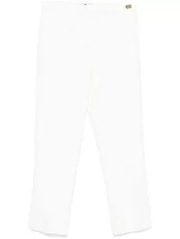 Креповые брюки Elisabetta Franchi, белый