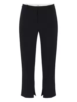 Креповые брюки Elisabetta Franchi, черный
