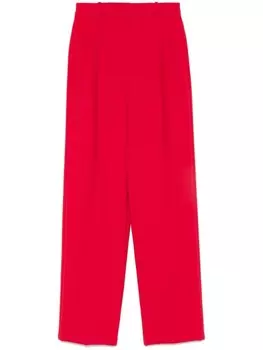 Креповые брюки Elisabetta Franchi, красный