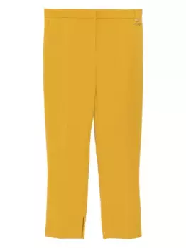 Креповые брюки Elisabetta Franchi, желтый