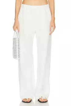 Креповые брюки Everywhere Enza Costa, кремовый