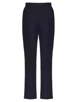 Креповые брюки от кутюр Valentino Garavani, темно-синий