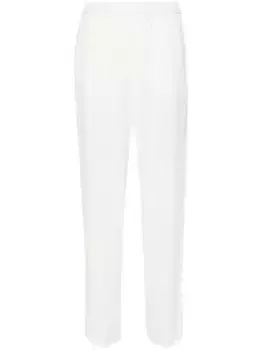 Креповые брюки прямого кроя Fabiana Filippi, белый