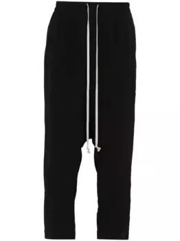 Креповые брюки Rick Owens, черный
