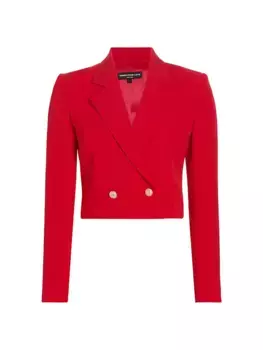 Креповый блейзер Clara Generation Love, красный