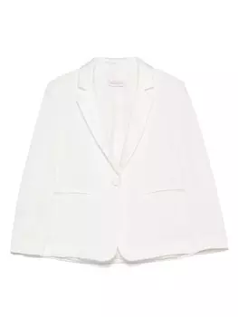 Креповый блейзер Monnalisa, белый