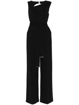 Креповый комбинезон Calvin Klein, черный